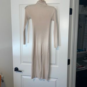 Lizard thicket sweater dress with slit